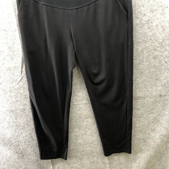 Alina Mae Belly To Baby Maternity Dress Pants Womens L Black Adjustable Waist - Picture 4 of 10